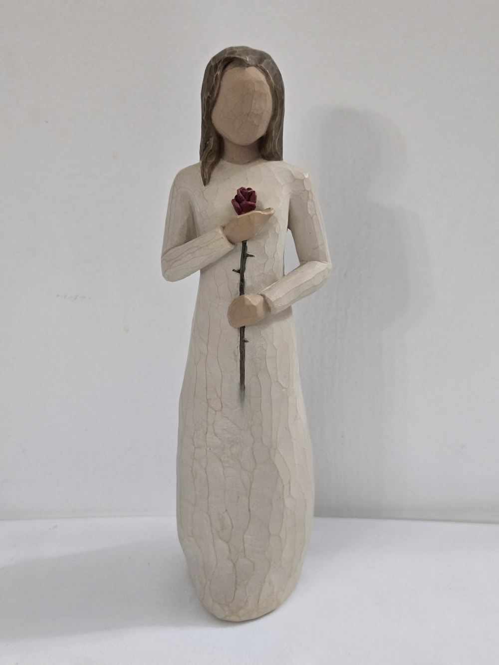 Willow Tree Love Figurine Susan Lordi 2003 DEMDACO #26112 Red Rose 9"